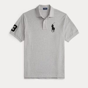 Polo Ralph Lauren 3XB gray big pony cotton polo